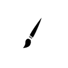 icon of a paintbrush